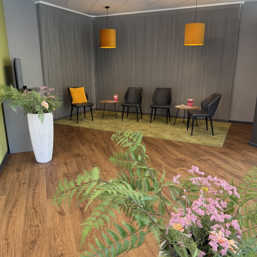 Wartebereich von Hörakustik Leitert in Heidelberg-Kirchheim
